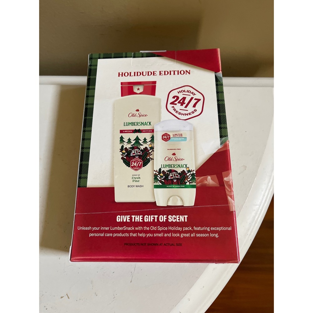 Old Spice Holidude Limited Edition Lumbersnack Body Wash Deodorant Gift Set